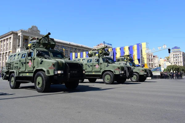 Kyiw Ukraine August 2018 Militärparade Zum Unabhängigkeitstag Der Ukraine — Stockfoto