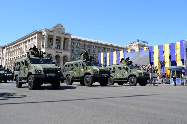 Kyiw Ukraine August 2018 Militärparade Zum Unabhängigkeitstag Der Ukraine — Stockfoto