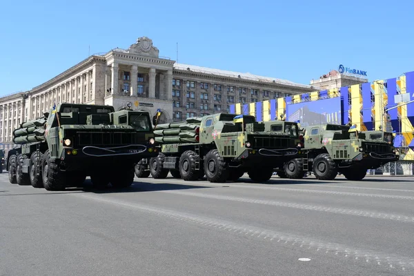 Kiev Ukrayna Ağustos 2018 Ukrayna Bağımsızlık Günü Askeri Geçit Töreni — Stok fotoğraf