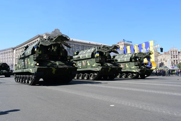 Kyiw Ukraine August 2018 Militärparade Zum Unabhängigkeitstag Der Ukraine — Stockfoto