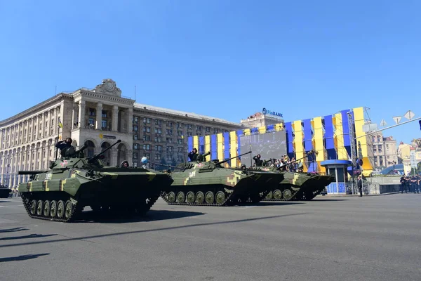 Kyiw Ukraine August 2018 Militärparade Zum Unabhängigkeitstag Der Ukraine — Stockfoto