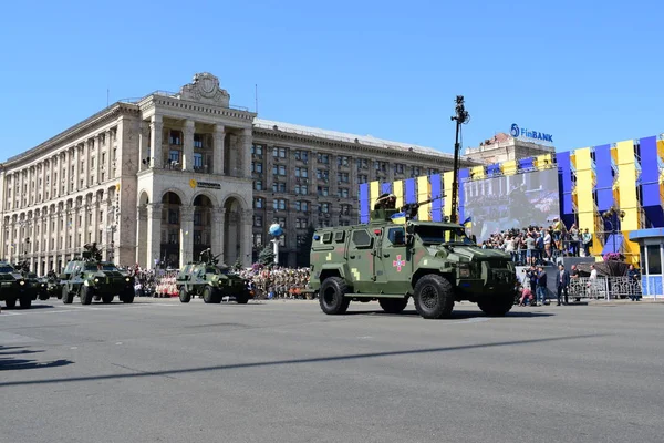 Kyiw Ukraine August 2018 Militärparade Zum Unabhängigkeitstag Der Ukraine — Stockfoto