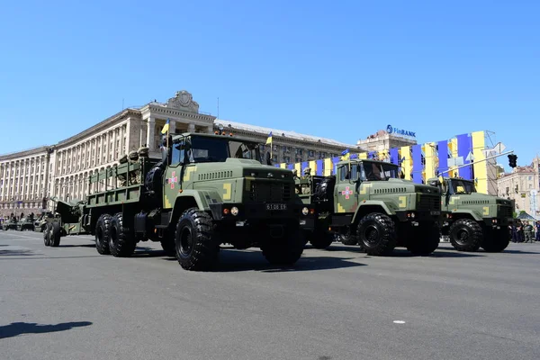 Kiev Ukrayna Ağustos 2018 Ukrayna Bağımsızlık Günü Askeri Geçit Töreni — Stok fotoğraf