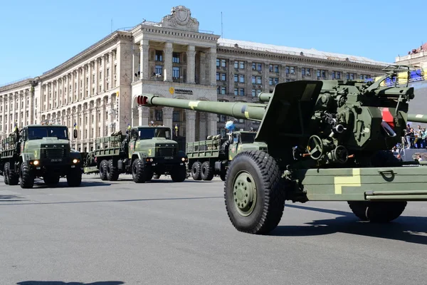 Kyiw Ukraine August 2018 Militärparade Zum Unabhängigkeitstag Der Ukraine — Stockfoto