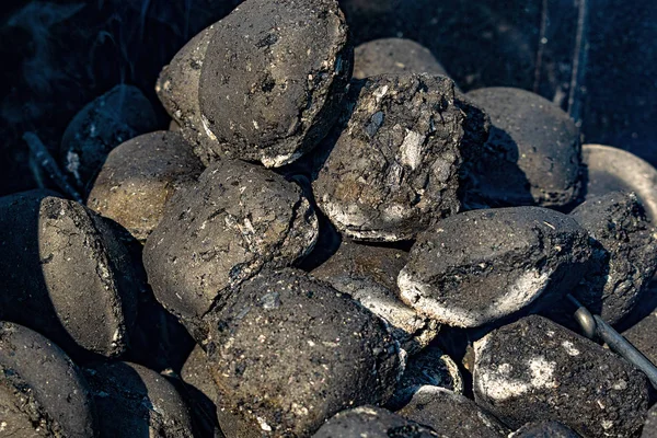 Carbón Barbacoa primer plano —  Fotos de Stock