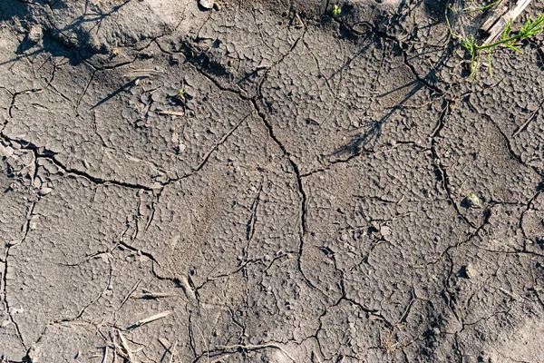 Fondo de suelo agrietado — Foto de Stock