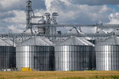Tahıl asansörü siloları