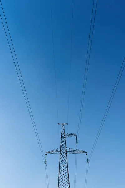 Power line mast — Stock Photo, Image