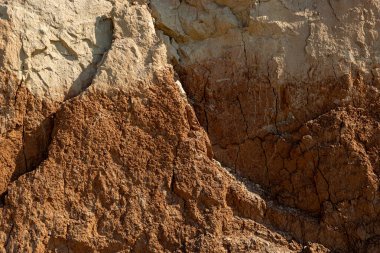 Toprak dokusu kum ve kil ile kesilir.