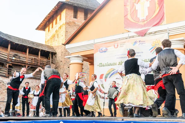 Inauguración Del Festival Polissya Verano Con Folklore Lutsk Ucrania 2018 — Foto de Stock