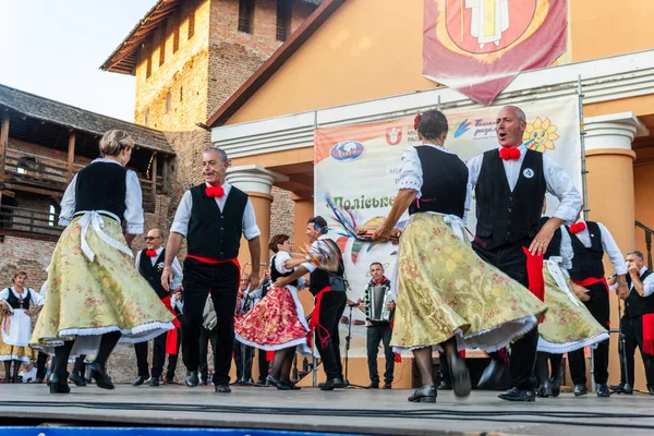 Inauguración Del Festival Polissya Verano Con Folklore Lutsk Ucrania 2018 — Foto de Stock