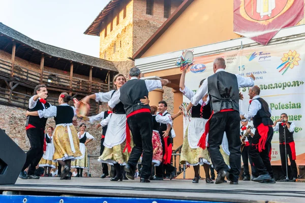Abertura Festival Polissya Verão Com Folclore Lutsk Ucrânia 2018 — Fotografia de Stock