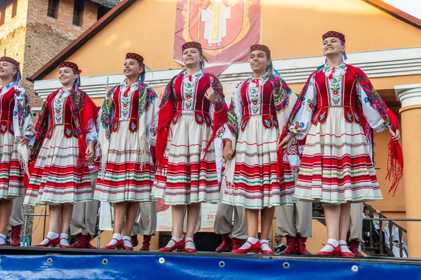 Abertura Festival Polissya Verão Com Folclore Lutsk Ucrânia 2018 — Fotografia de Stock