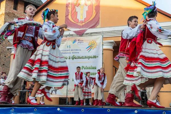 Inauguración Del Festival Polissya Verano Con Folklore Lutsk Ucrania 2018 —  Fotos de Stock