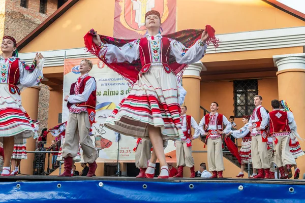 Otwarcie Festiwalu Polesia Lato Folklorem Luck Ukraina 2018 — Zdjęcie stockowe