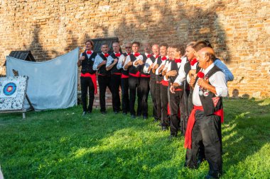 Folklor Lutsk Ukrayna 22.08.2018 ile Polissya Yaz Festivali açılışı