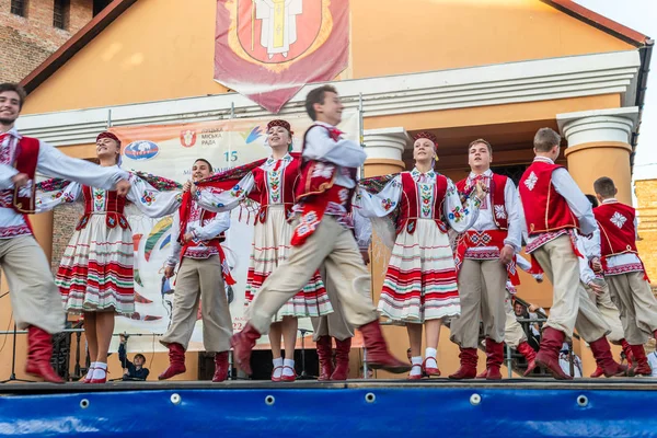 Inauguración Del Festival Polissya Verano Con Folklore Lutsk Ucrania 2018 — Foto de Stock