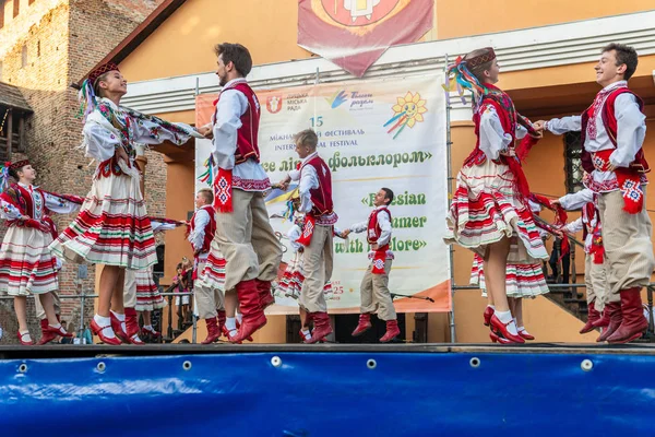 Открытие Фестиваля Полесье Лето Фольклором Луцк Украина 2018 — стоковое фото
