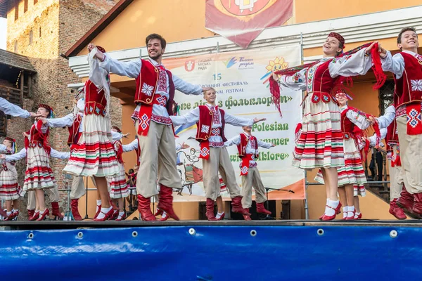 Apertura Del Festival Polissya Estate Con Folklore Lutsk Ucraina 2018 — Foto Stock