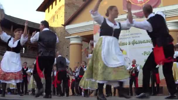 Invigning av festivalen ”Polesie sommaren med Folklore” Lutsk Ukraina 22.08.2018. — Stockvideo