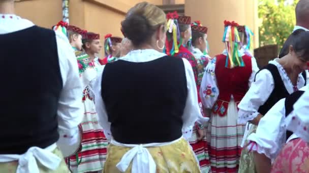 Abertura do festival "Polesie Summer with Folklore" Lutsk Ucrânia 22.08.2018 . — Vídeo de Stock
