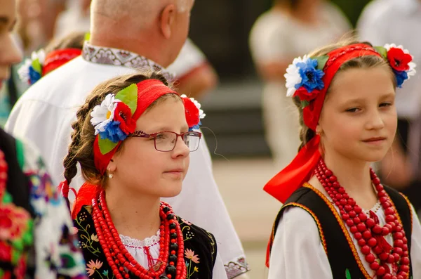 Afsluiting Van Het Festival Polissya Zomer Met Folklore Lutsk Ukraine — Stockfoto