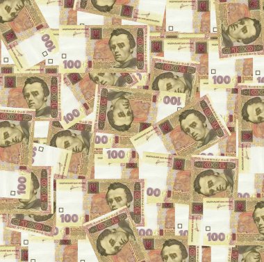mezhepleri yüz Ukraynalı hryvnia banknotların arka plan