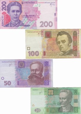 Grivna - Ukrayna banknotları (hrivnia, Grivnia), Ukrayna para birimi