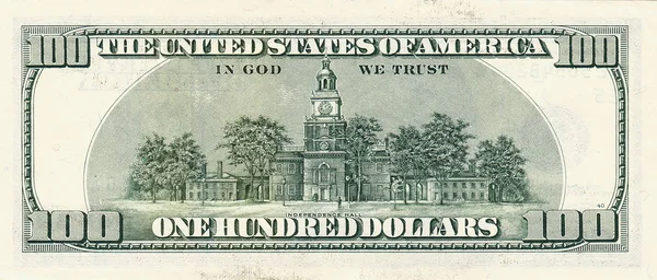 Банкнота Сто Долларов — стоковое фото