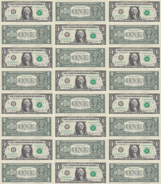 Доллары бесшовный фон. Бесшовная текстура высокого разрешения — стоковое фото