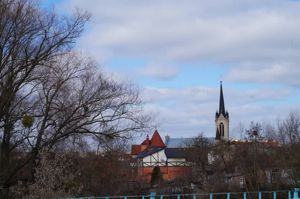 Vieille Église Dans Ville — Photo