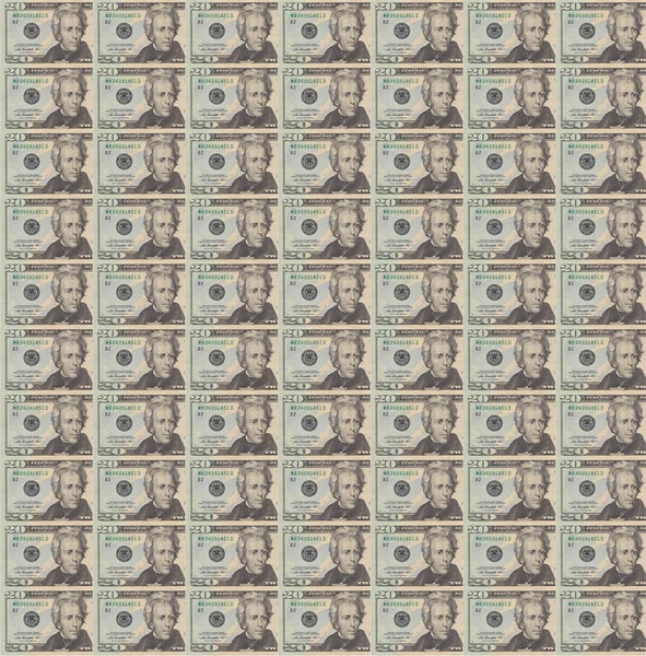 Nás prezident Jackson v dvacet dolarové bankovky — Stock fotografie