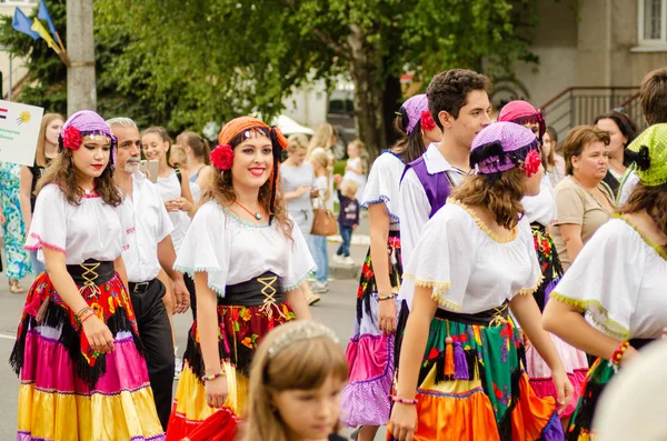 Zamknięcie festiwalu "lato Polissya z folklorem Łucka Ukraina" 25.08.2018 — Zdjęcie stockowe