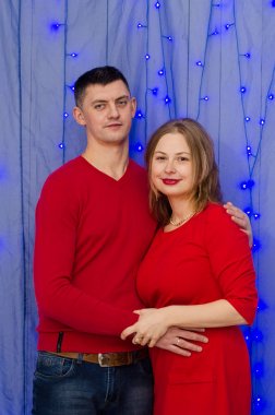 Chrismas için sürpriz kadın erkek