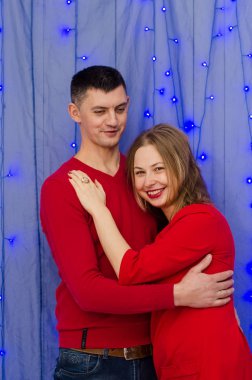 Chrismas için sürpriz kadın erkek