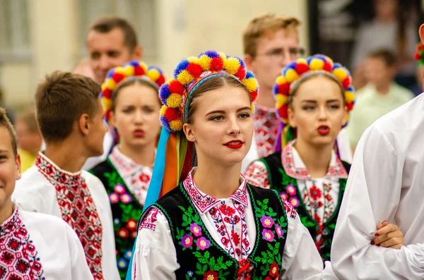 Închiderea festivalului "Polissya Summer with Folklore Lutsk Ukraine" 25.08.2018 — Fotografie, imagine de stoc