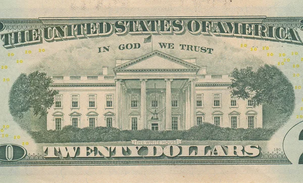 Le président américain Jackson dans le billet de vingt dollars — Photo