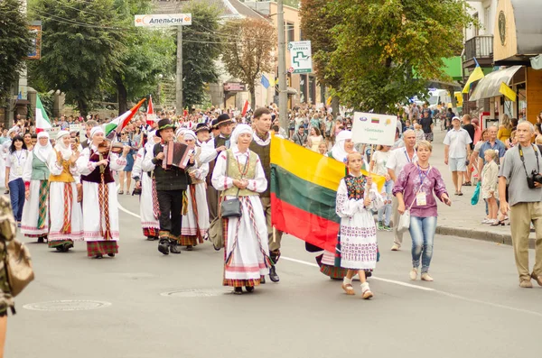 Clausura del festival "Polissya verano con folklore Lutsk Ucrania" 25.08.2018 —  Fotos de Stock