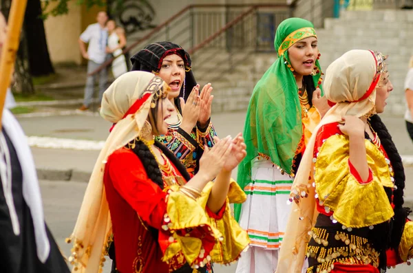 Lezárása a fesztivál "Polissya nyár folklór Lutsk Ukrajna" 25.08.2018 — Stock Fotó