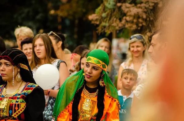 Encerramento do festival "Polissya Summer with Folklore Lutsk Ucrânia" 25.08.2018 — Fotografia de Stock