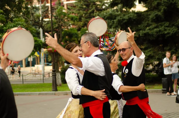 Chiusura del festival "Polissya Estate con Folclore Lutsk Ucraina" 25.08.2018 — Foto Stock