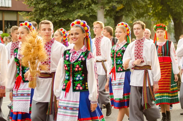 Uzavření festivalu "Polissya léto se slavností Ukrajina" 25.08.2018 — Stock fotografie