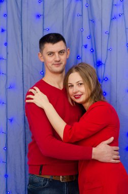 Chrismas için sürpriz kadın erkek