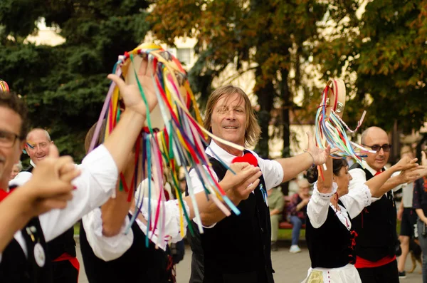 Abschluss des Festivals "polssya sommer mit folklore lutsk ukraine" 25.08.2018 — Stockfoto