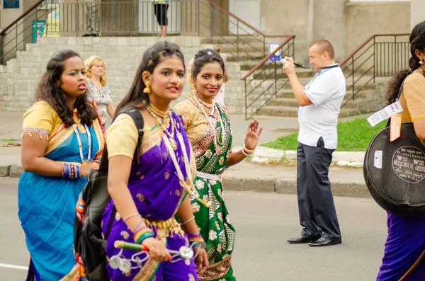 Afsluiting van het festival "Polissya zomer met folklore Lutsk Ukraine" 25.08.2018 — Stockfoto