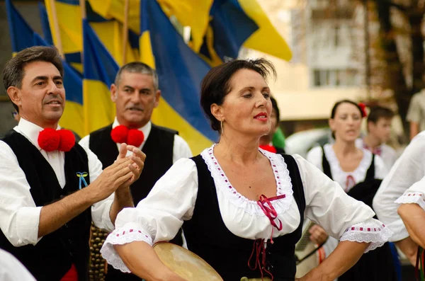 Uzavření festivalu "Polissya léto se slavností Ukrajina" 25.08.2018 — Stock fotografie