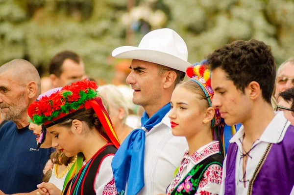 Abschluss des Festivals "polssya sommer mit folklore lutsk ukraine" 25.08.2018 — Stockfoto