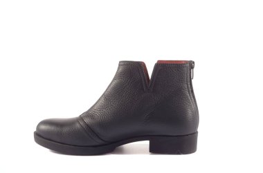 Güzel zarif süet mavi kadın açık yaz ayakkabı sandalet beyaz bir arka plan üzerinde yüksek topuklu, izole.