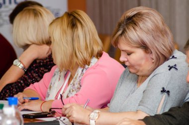 Ukrayna'da Avrupa insan hakları standartlarının uygulanmasının iyileştirilmesi konferansı. Lutsk Ukrayna 10.19.2018