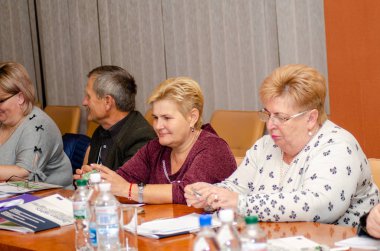 Ukrayna'da Avrupa insan hakları standartlarının uygulanmasının iyileştirilmesi konferansı. Lutsk Ukrayna 10.19.2018